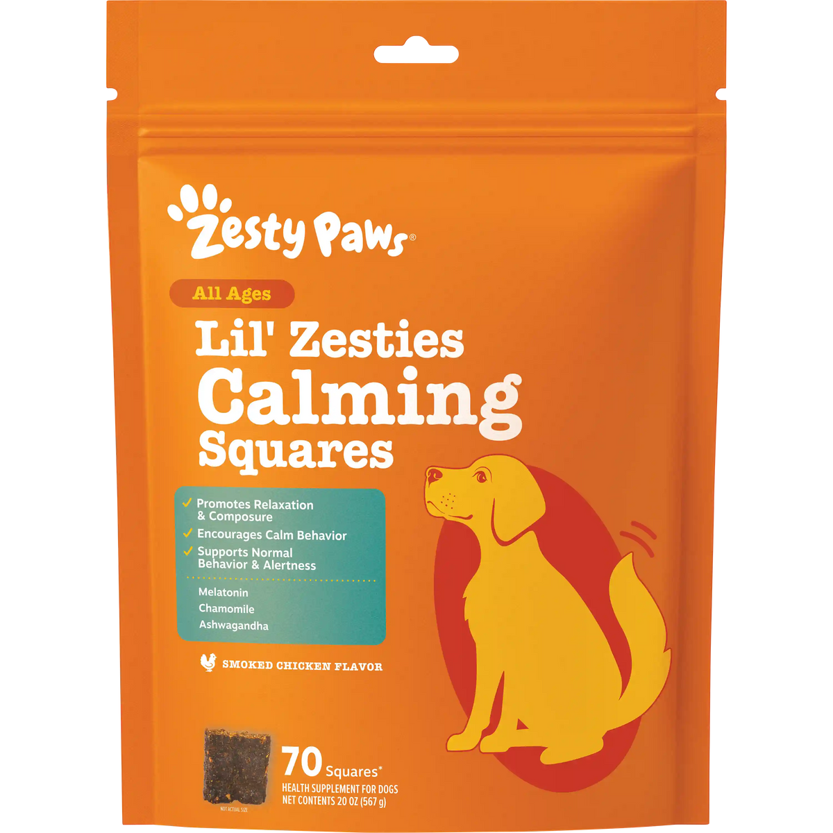 Lil' Zesties™ Calming Squares™ for Dogs