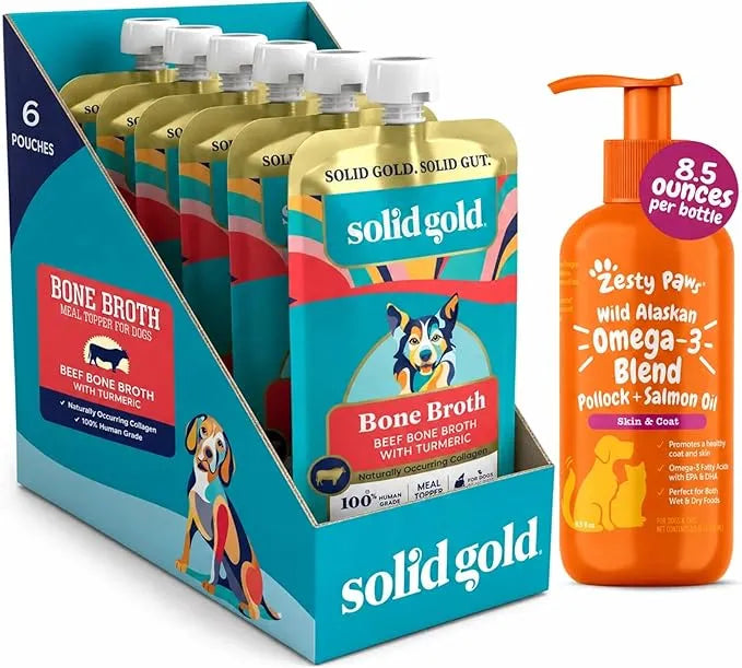 Zesty Paws & Solid Gold Wellness Boost | Bundle for Dogs