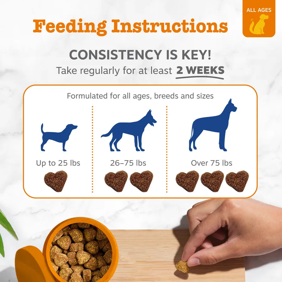 8-in-1 Multivitamin Mini Bites for Small Dogs